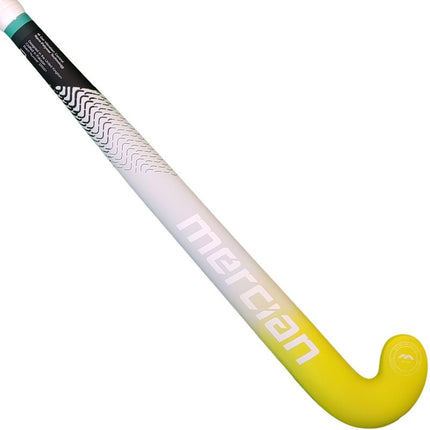 Mercian Genesis CF5 Yellow/Grey Junior Hockey Stick 2023