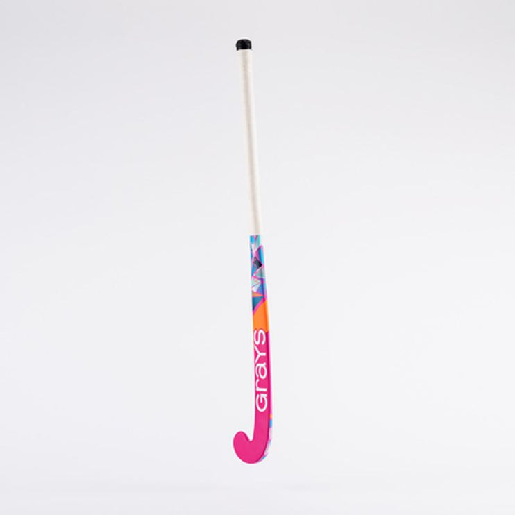 Grays Blast Ultrabow Micro Wooden Hockey Stick Pink 2023