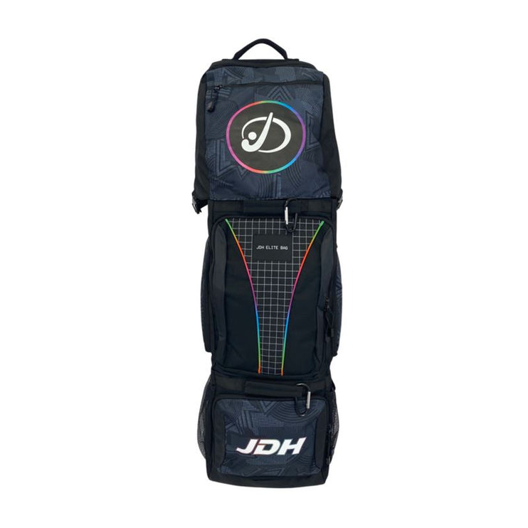 JDH Elite Hockey Bag Black/Rainbow 2022