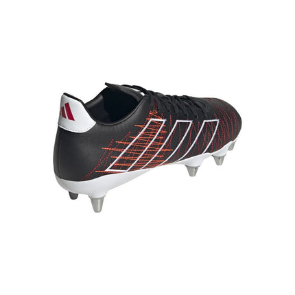 Adidas Kakari Elite SG Rugby Boots Black/Black/Red