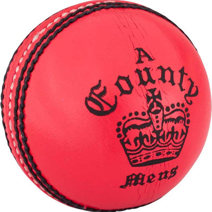 Readers County Crown Pink Cricket Ball Mens