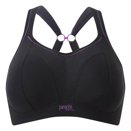 Panache Non-Wired Sports Bra Black