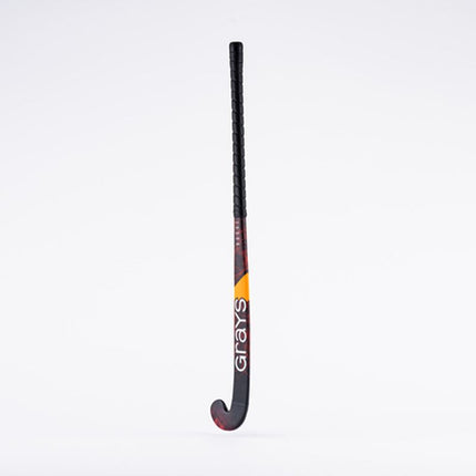 Grays Rogue Ultrabow Micro Junior Wooden Hockey Stick Black/Red 2023