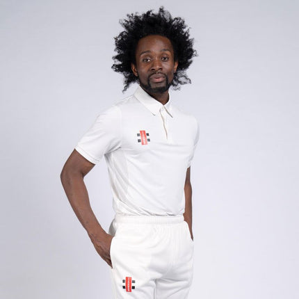 Gray-Nicolls Pro Performance Short Sleeve Polo Shirt Ivory