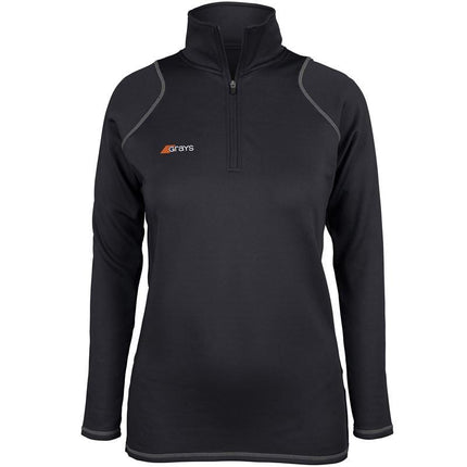 Grays Top Questa 1/4 Zip Ladies Fleece Black