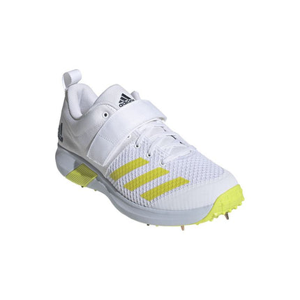 Adidas Adipower Vector Cricket Shoes White/Yellow 2022