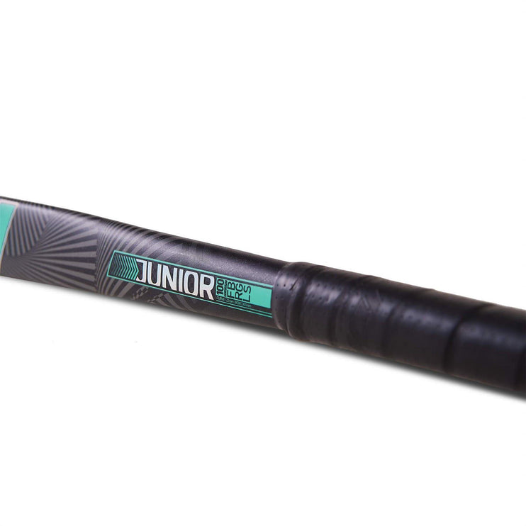 JDH Junior Mid Bow Glass Fibre Hockey Stick Teal 2021