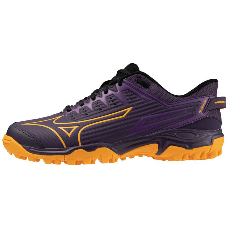 Mizuno Wave Lynx 2 Purple Magic/Carrot Curl/High Risk Red Hockey Shoes 2024