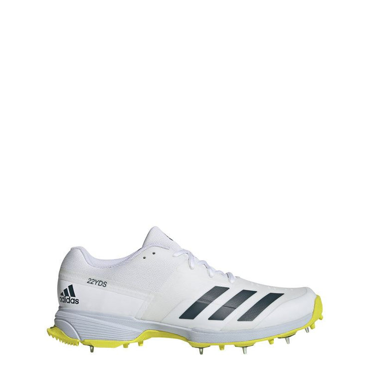 Adidas 22YDS Cricket Shoes White/Yellow 2022