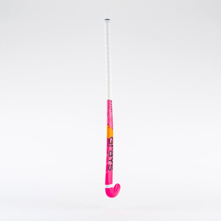 Grays Rogue Ultrabow Micro Wooden Hockey Stick Pink/White 2023