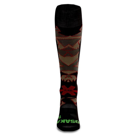 Osaka Sox Hockey Socks - Desert Camo/Red