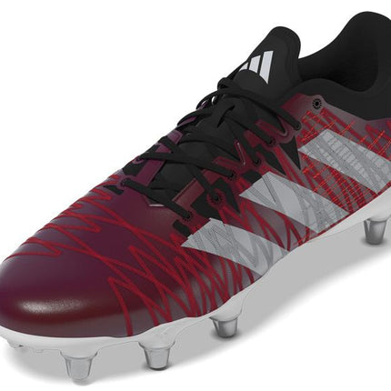 Adidas Kakari Z.1 SG Rugby Boots Black/Silver/Red