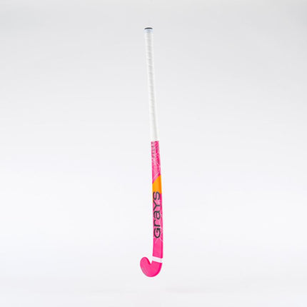 Grays Rogue Ultrabow Micro Wooden Hockey Stick Pink/White 2023