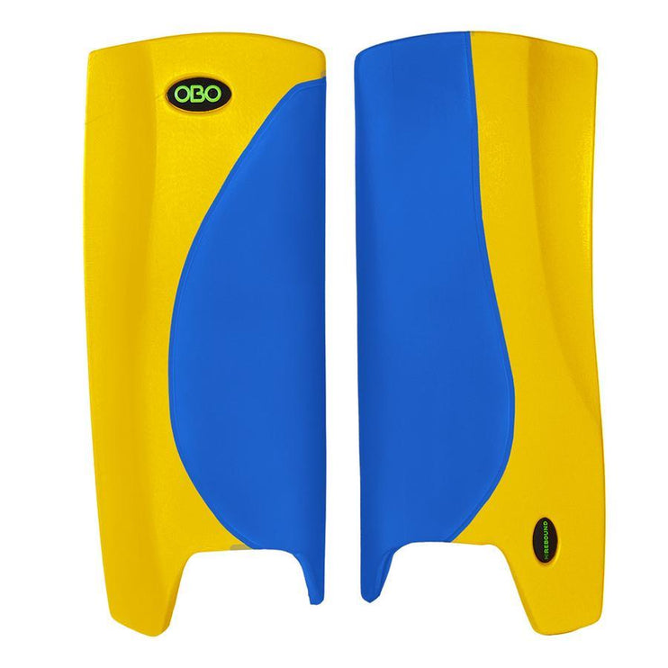 OBO Robo Hi-Rebound Leg Guards Blue/Yellow