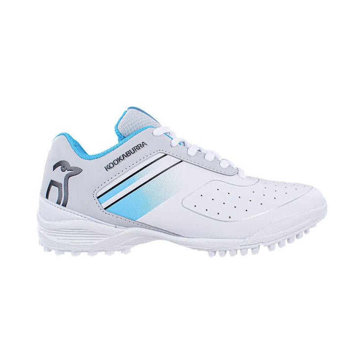 Kookaburra KC 5.0 Rubber Junior Cricket Shoes 2023 White/Mint/Grey