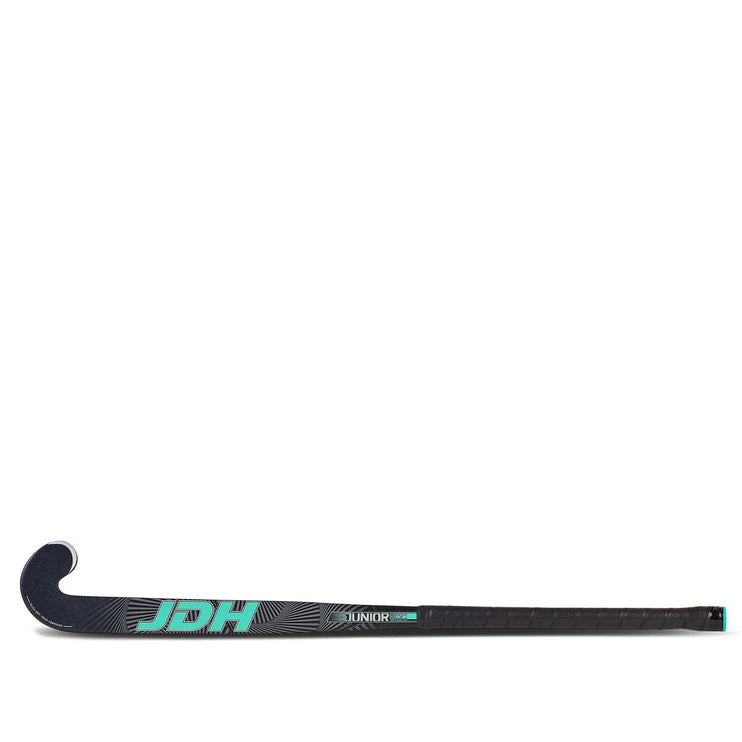 JDH Junior Mid Bow Glass Fibre Hockey Stick Teal 2021