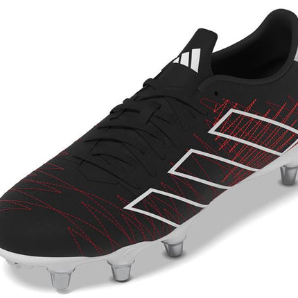 Adidas Kakari Elite SG Rugby Boots Black/Black/Red