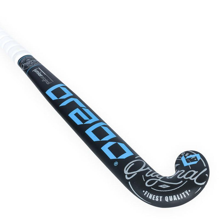 Brabo O'Geez Original Black/Cyan Junior Hockey Stick 2020