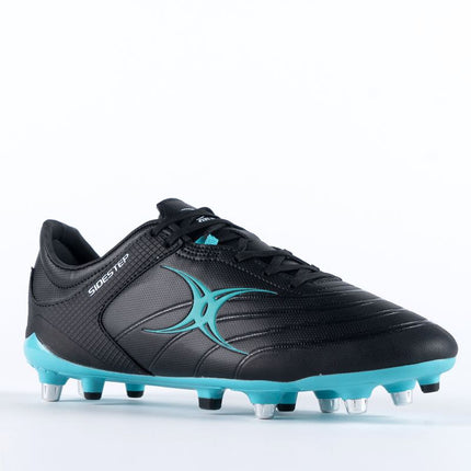 Gilbert Sidestep X15 6 Stud Aqua Rugby Boots 2023