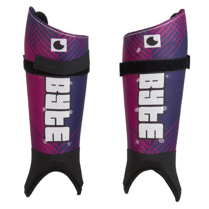 BYTE ZT Sublimated Shinguards Purple/Navy