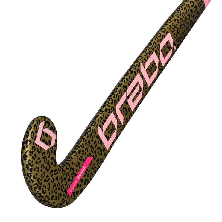 Brabo O'Geez Animal Cheetah Pink Junior Hockey Stick 2020