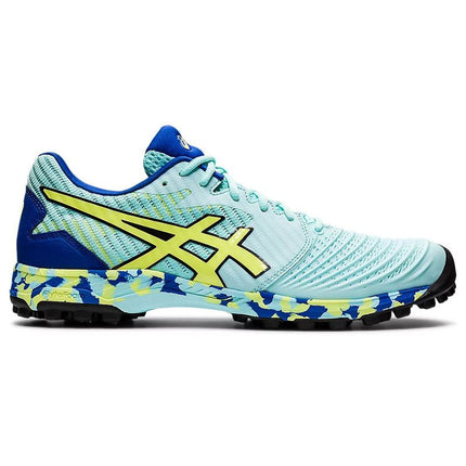 Asics Field Ultimate FF Womens Hockey Shoes Clear Blue/Glow Yellow 2021