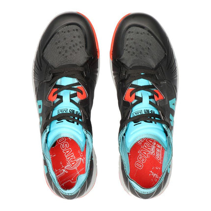 Osaka IDO Mk1 Hockey Shoe Standard Fit Analogue Black/Aqua Blue
