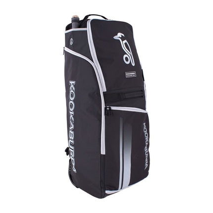 Kookaburra WD4000 Wheelie Duffle Bag Black/Grey