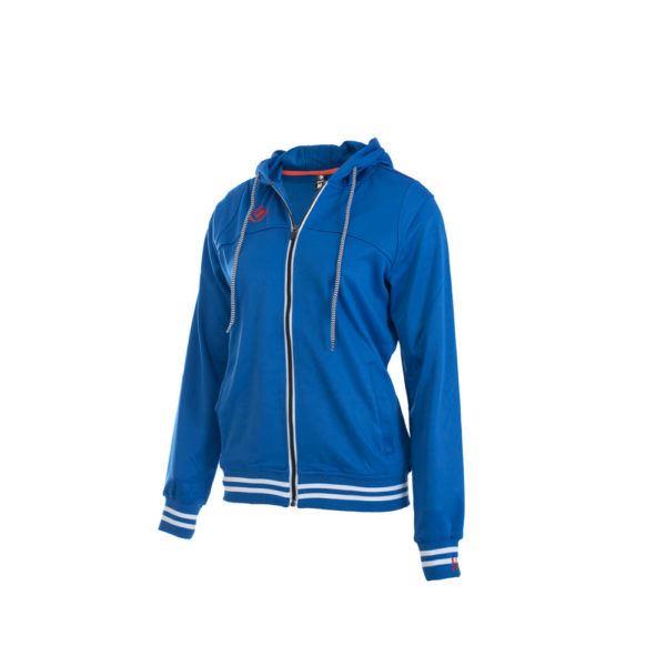 Brabo Womens Tech Hooded Jacket Royal Blue