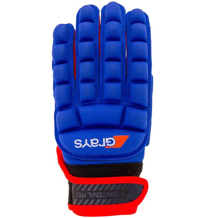 Grays International Pro Left Hand Glove Navy/Fluo Red