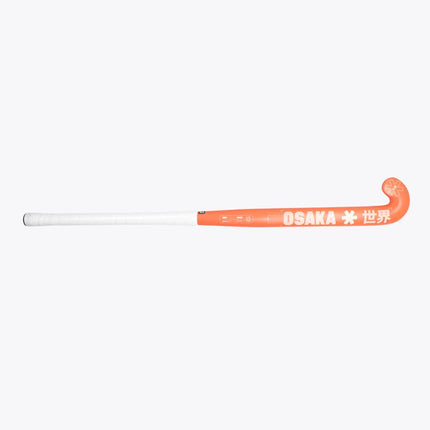 Osaka Vision 10 Grow Bow Junior Composite Hockey Stick - Peach/White 2023