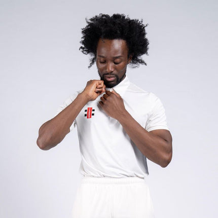 Gray-Nicolls Pro Performance Short Sleeve Polo Shirt Ivory