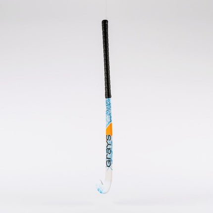 Grays Rogue Ultrabow Micro Wooden Hockey Stick White/Blue 2023