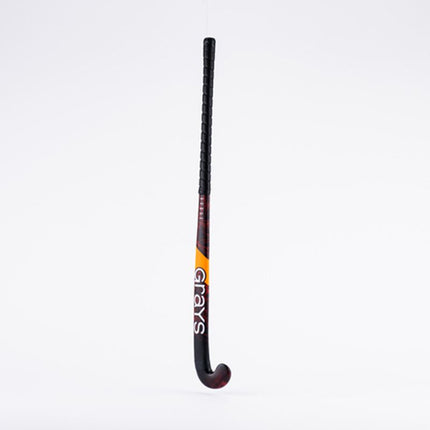 Grays Rogue Ultrabow Micro Junior Wooden Hockey Stick Black/Red 2023