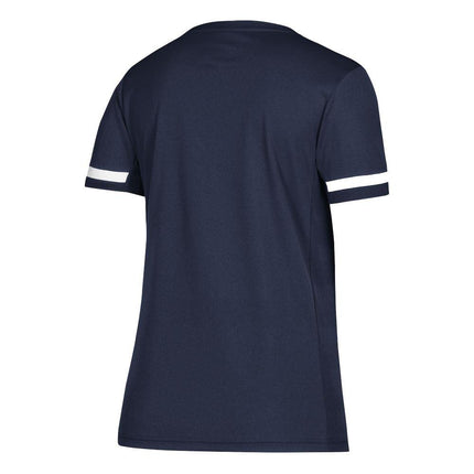 Adidas T19 Youths Short Sleeve Tee Navy/White