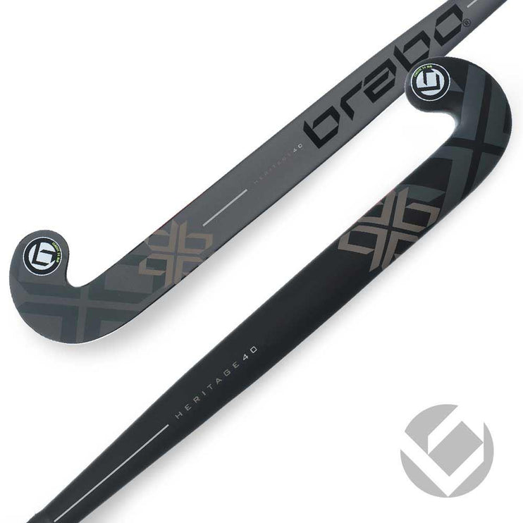 Brabo Heritage 40 Black/Anthracite Composite Hockey Stick 2017