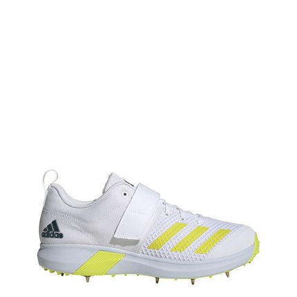 Adidas Adipower Vector Cricket Shoes White/Yellow 2022