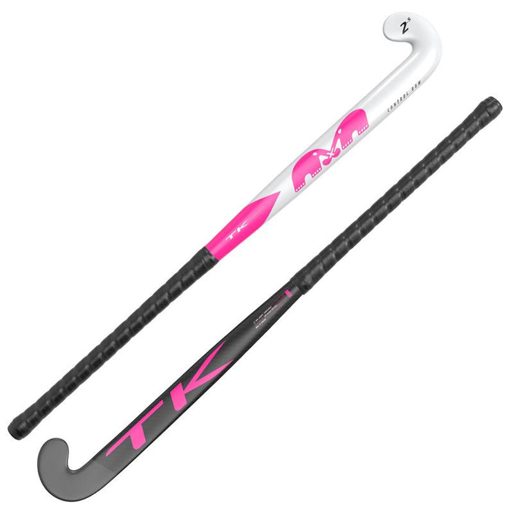 TK 2.5 Control Bow White-Pink Hockey Stick 2023