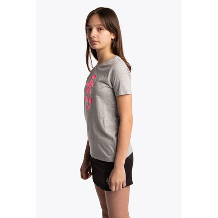 Osaka Deshi Kids T-Shirt Pink Star Heather Grey