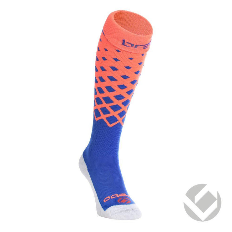 Brabo Socks Diamonds Orange/Blue