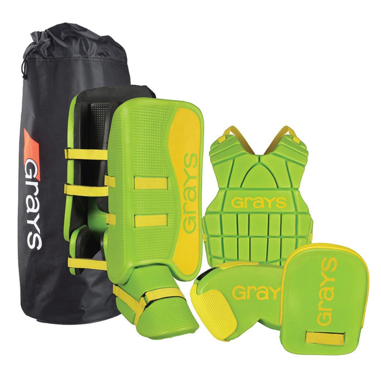 Grays G90 Junior Goalie Set Lime/Neon Yellow